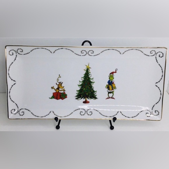 Rectangular Serving Tray How The Grinch Stole Christmas Serving Tray - Picture 1 of 5
